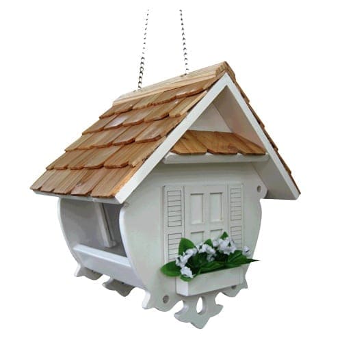 Little Wren Bird Feeder White